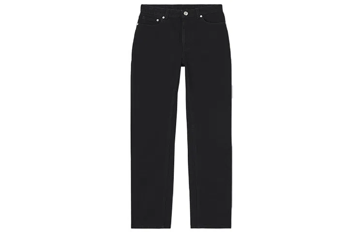 Burberry SS21 Logo Straight Jeans Black