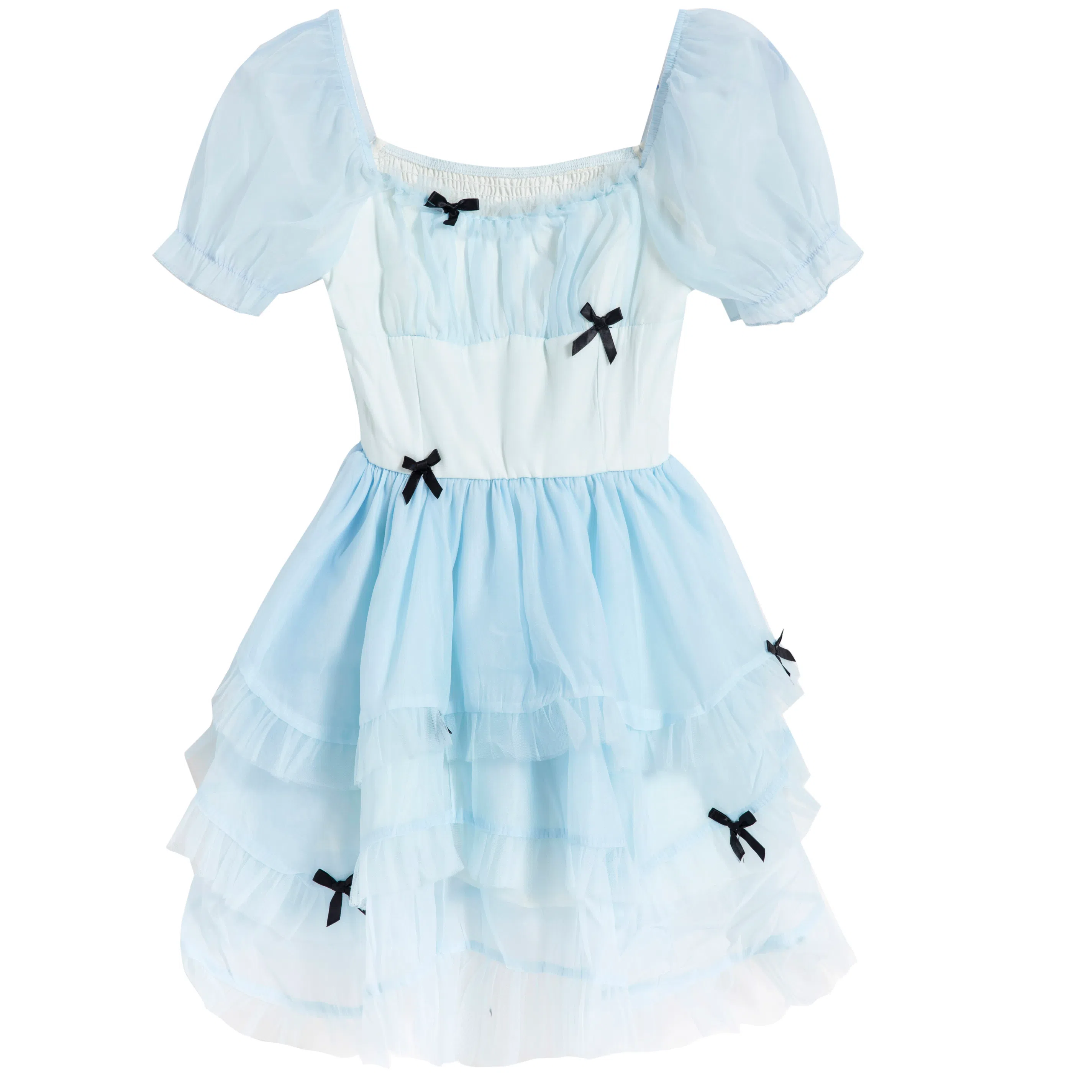 Jiutiao Miao Fairy Bow Dress