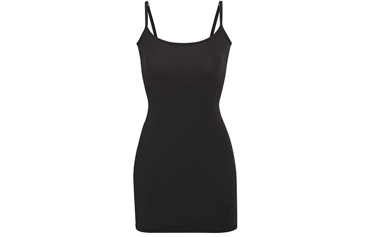 SKIMS Fits Everybody Slip Dress Onyx