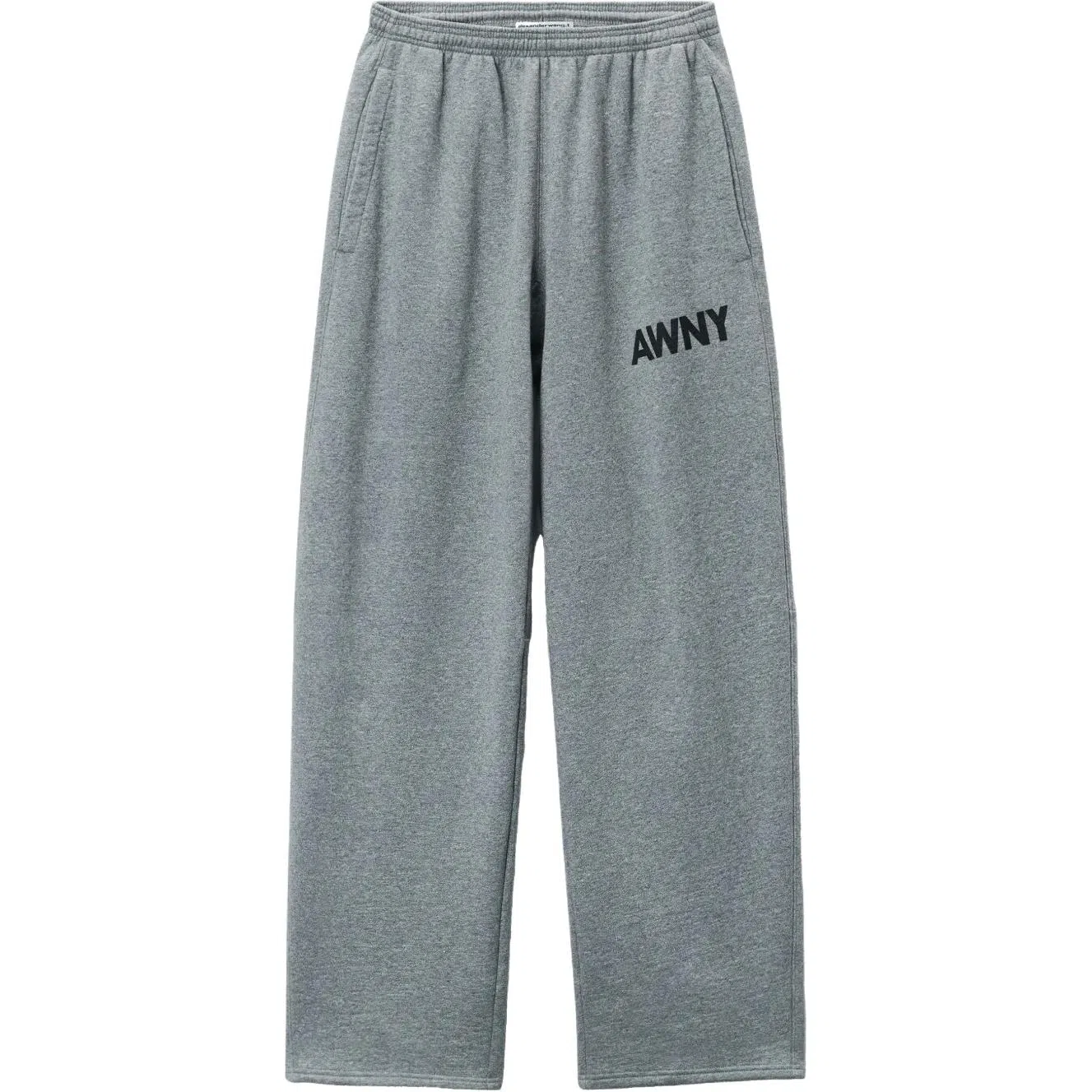 Alexander Wang Logo Elastic Pants Gray