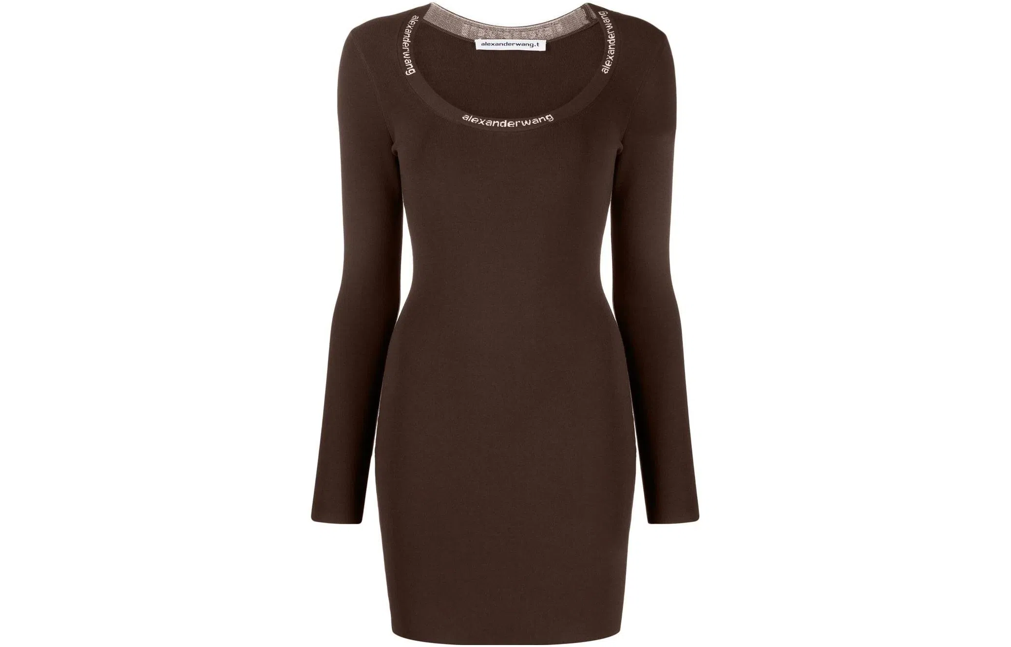 Alexander Wang FW22 Brown Dress