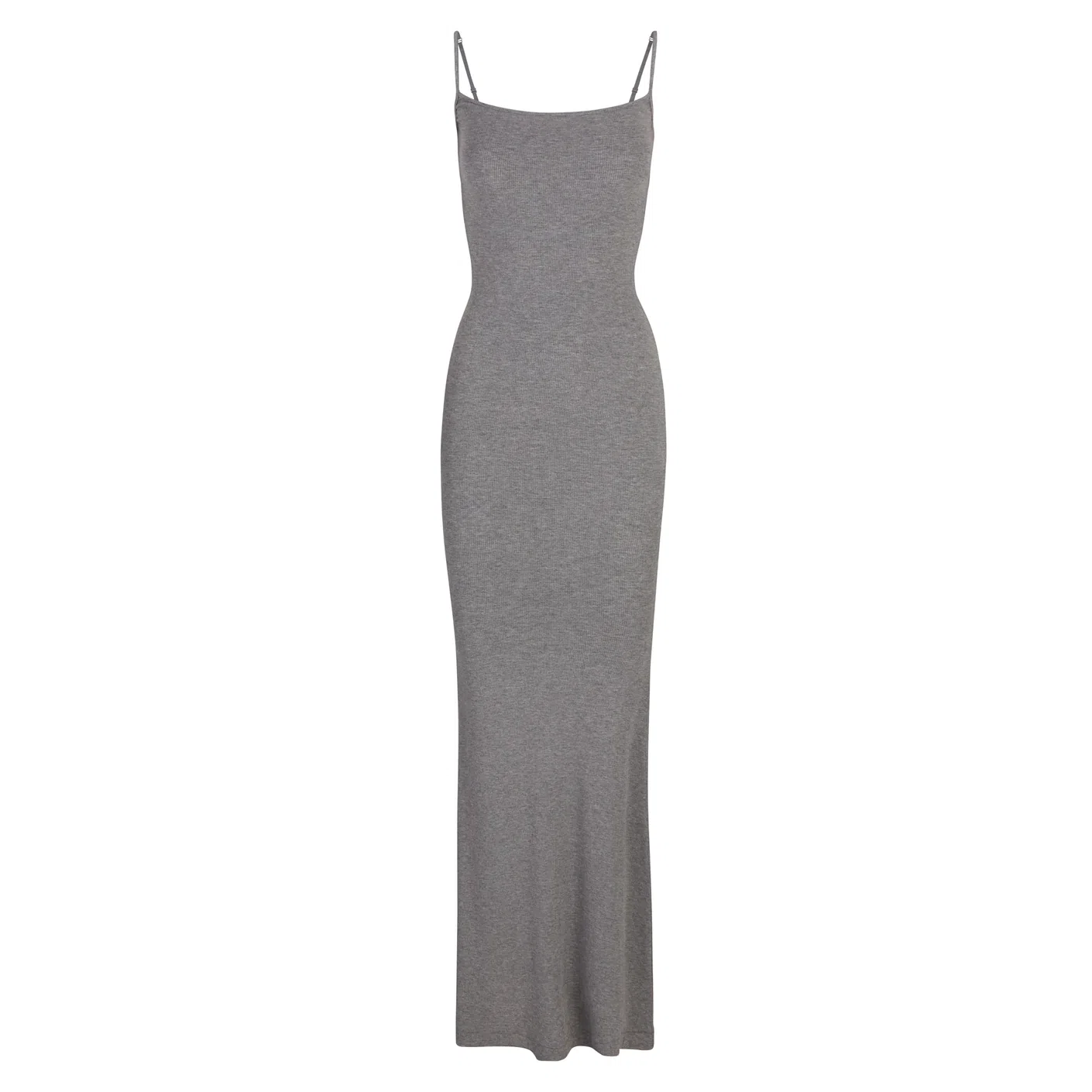 SKIMS Soft Lounge Long Slip Dress Heather Grey