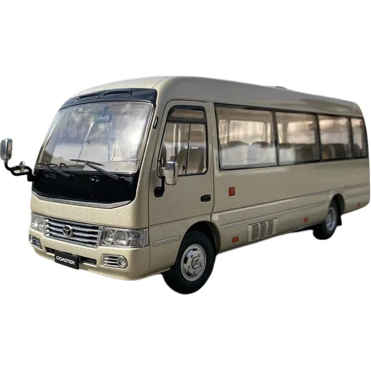 雨萱汽文 丰田考斯特 合金 成品模型