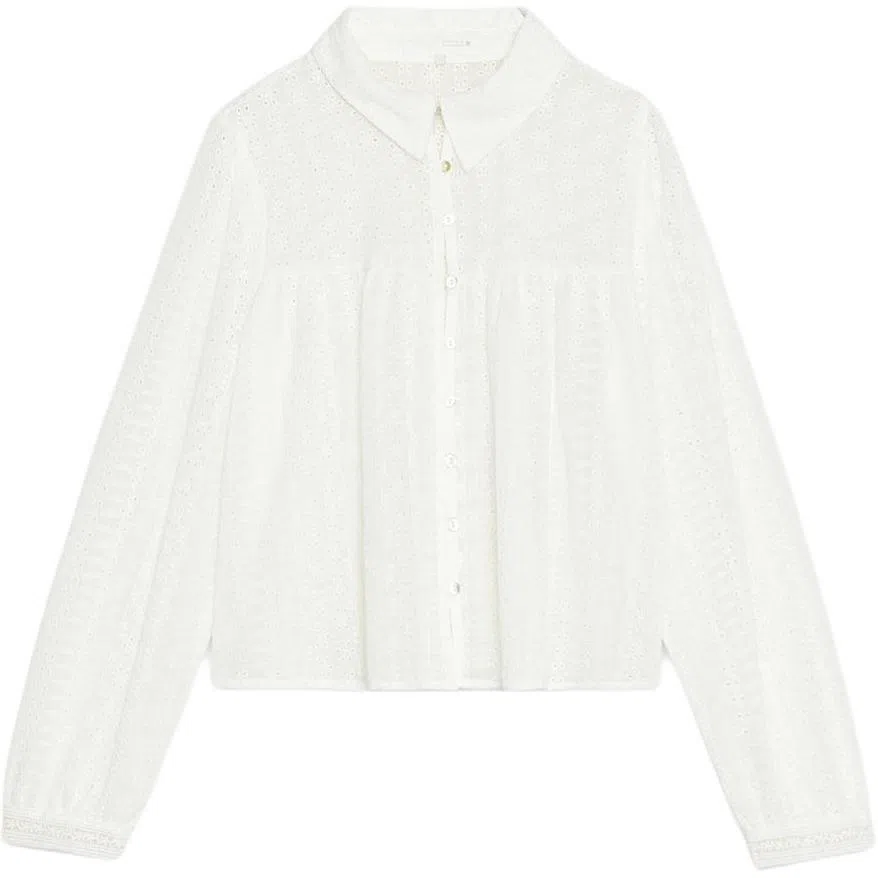 ZARA Embroidered Breathable Shirt