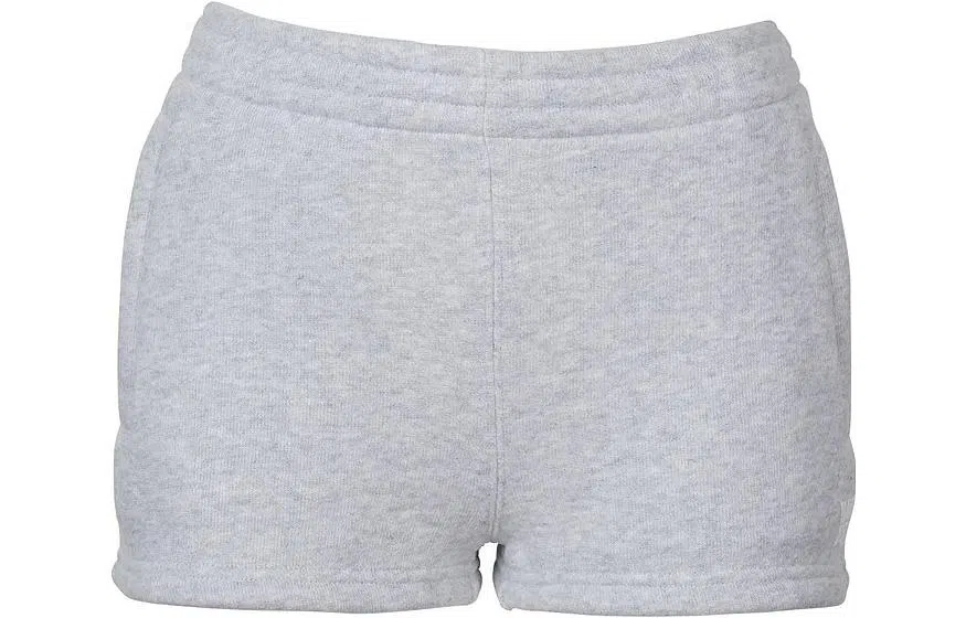 Alexander Wang SS23 Foam Logo Shorts Gray