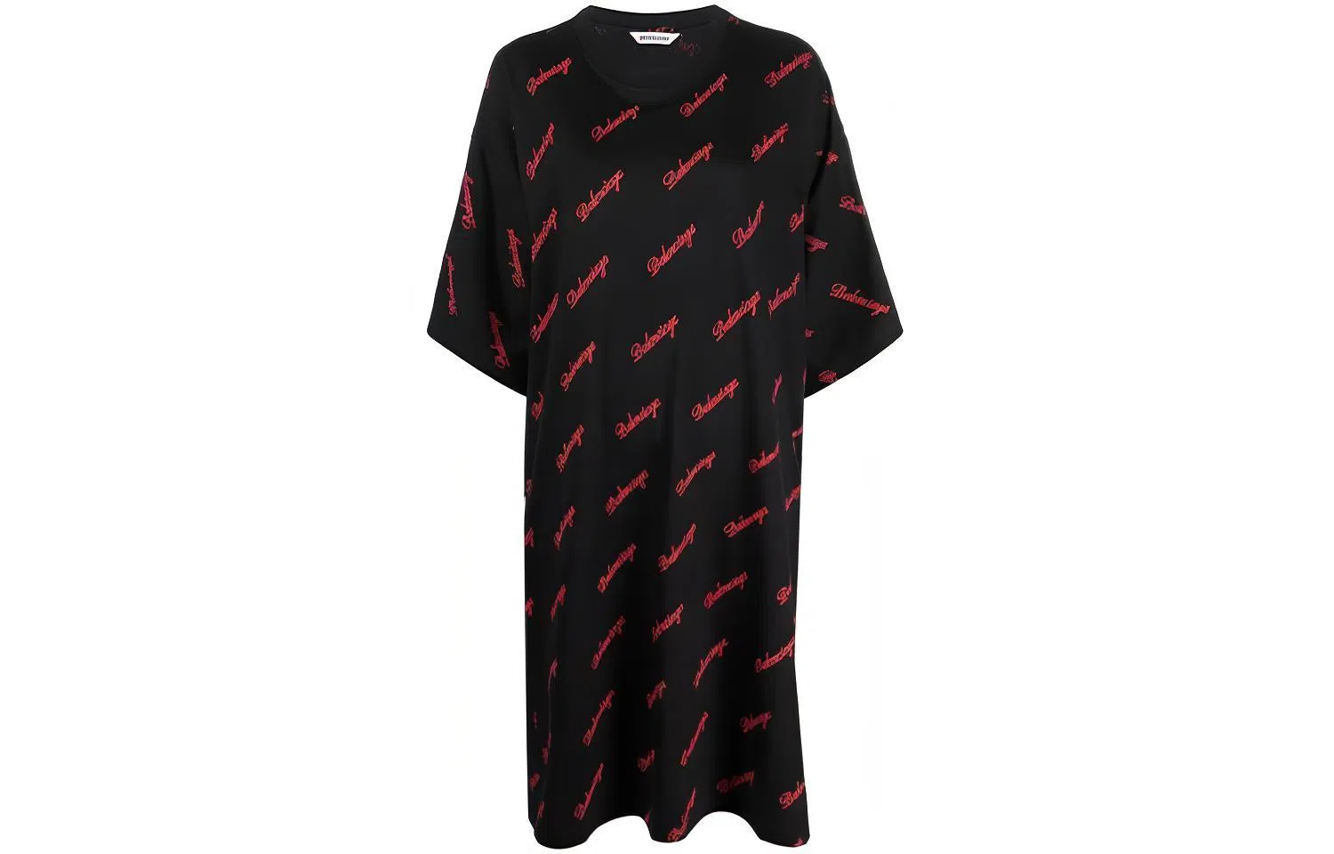 Balenciaga SS22 Logo Dress Black