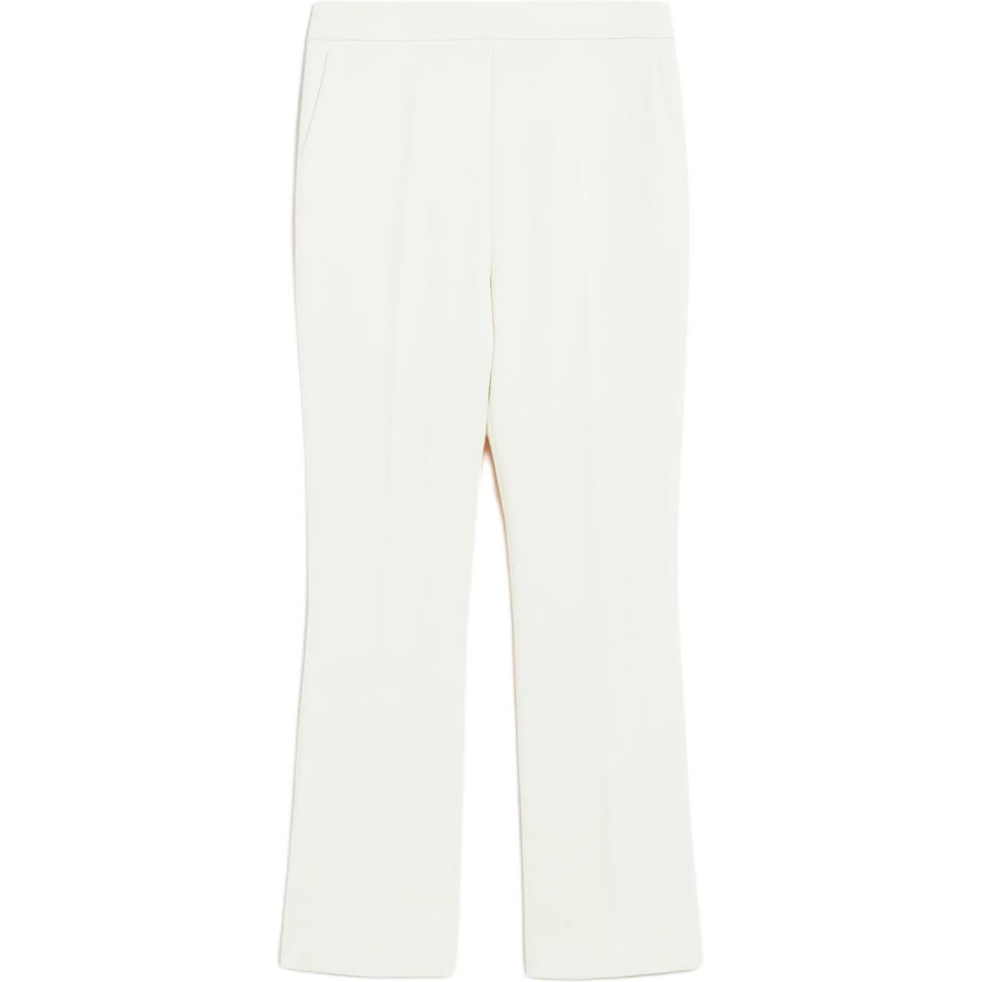 MaxMara Nepeta Wool Crpe Ankle-Length Trousers
