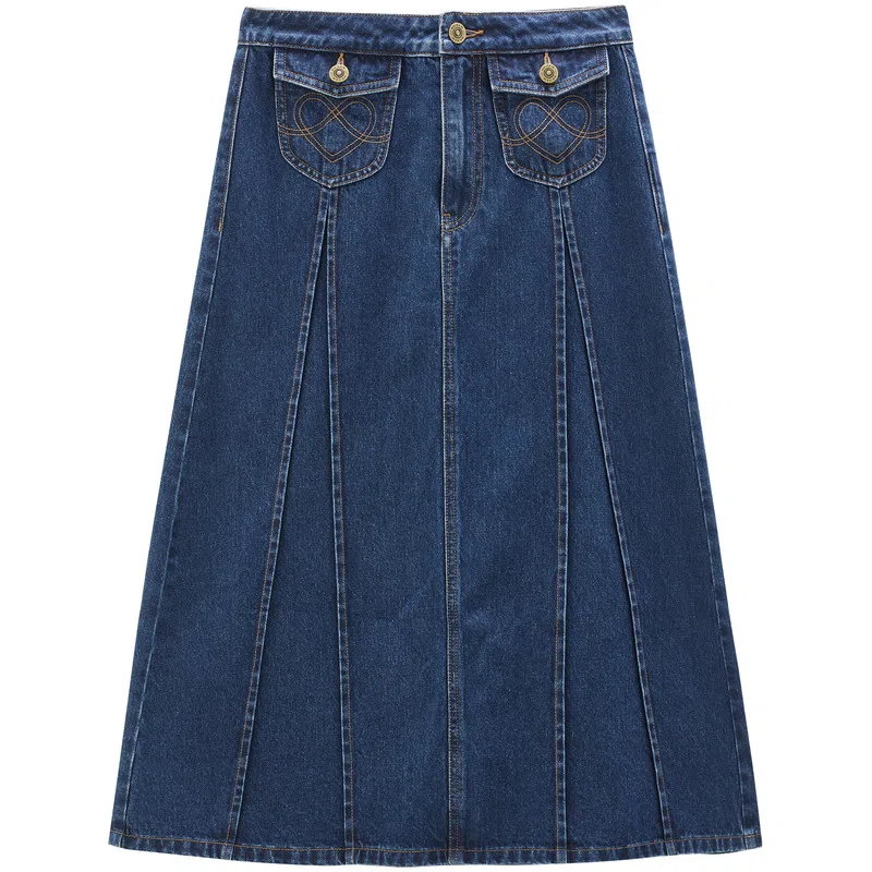 LEDIN Denim Skirt