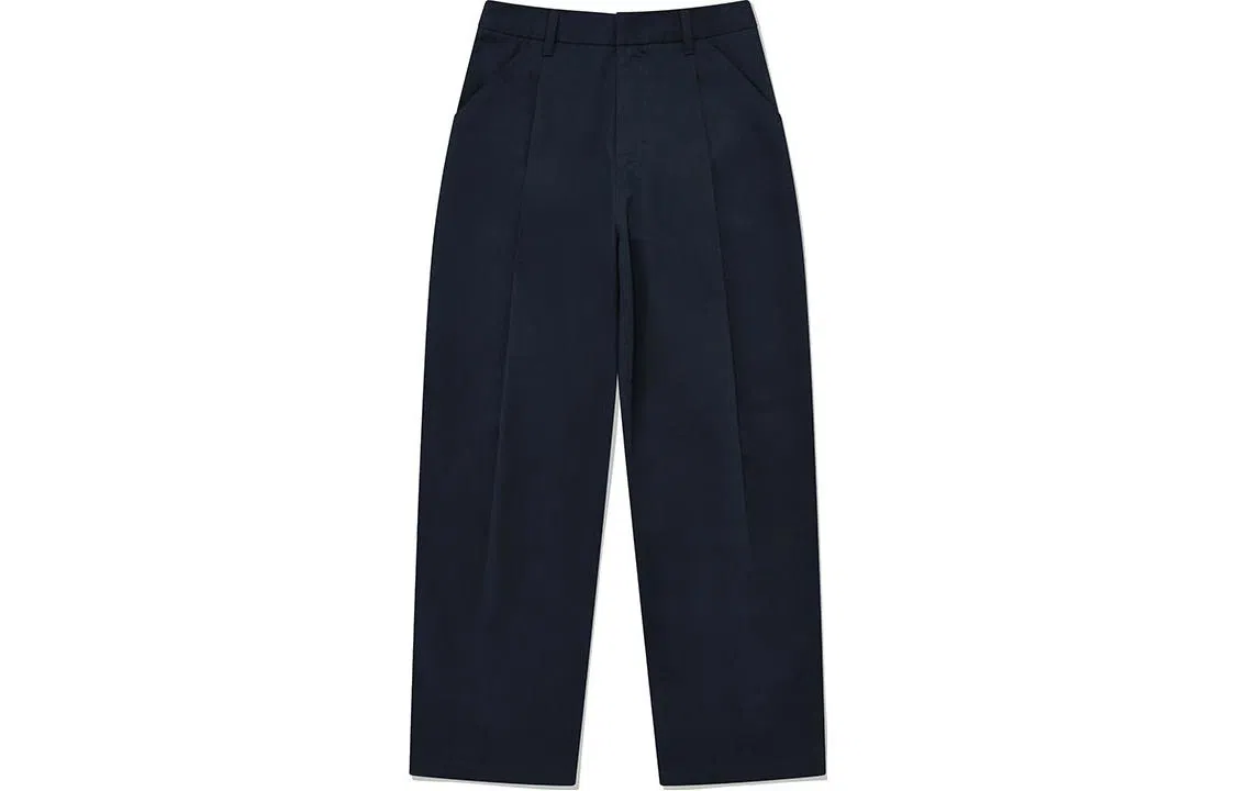 Kirsh Navy Wide-Leg Pants