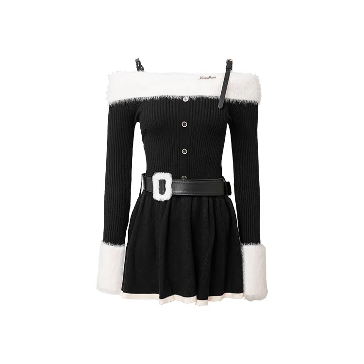 SUNSUNTOWN Love Alert Knit Dress Autumn 2023