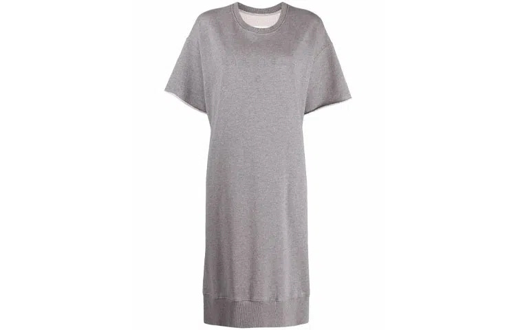 MM6 Maison Margiela A-Line Dress Grey