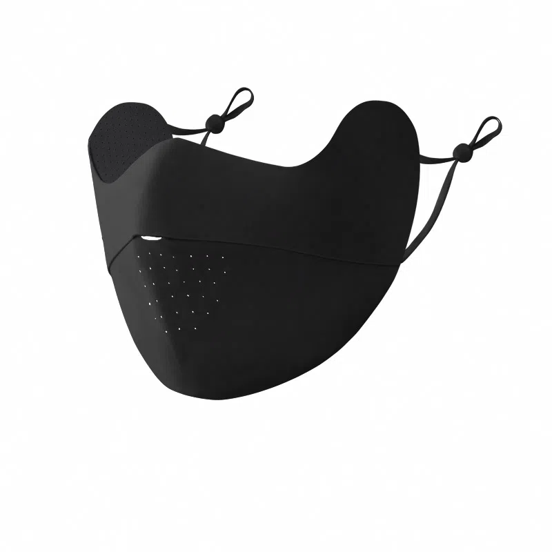 艾佳微 高颜值冰感无痕时尚春夏季薄款透气无痕立体护眼角防紫外线遮阳 锦纶 防晒面罩 男女同款情侣款