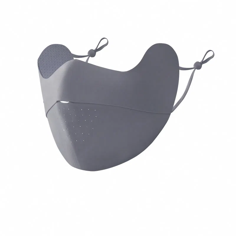 艾佳微 高颜值冰感无痕时尚春夏季薄款透气无痕立体护眼角防紫外线遮阳 锦纶 防晒面罩 男女同款情侣款