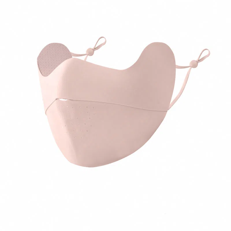 艾佳微 高颜值冰感无痕时尚春夏季薄款透气无痕立体护眼角防紫外线遮阳 锦纶 防晒面罩 男女同款情侣款