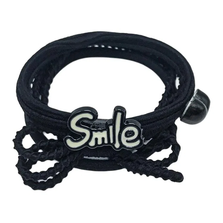 简应舒 英文字母多层 树脂 发圈 男女同款情侣款