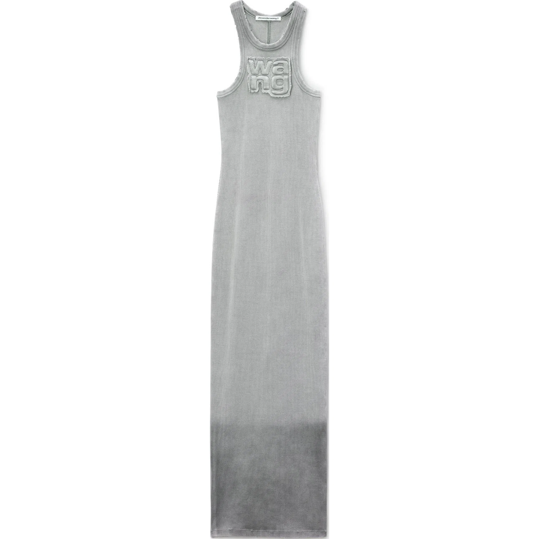 Alexander Wang FW24 Sleeveless Dress Light Grey