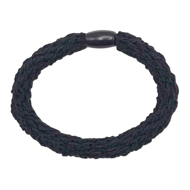 简应舒 耐用串珠花样编织 棉麻 发圈 男女同款情侣款