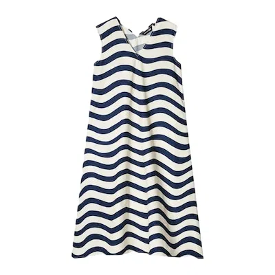 UNIQLO x Marimekko SS24 Navy Striped Dress