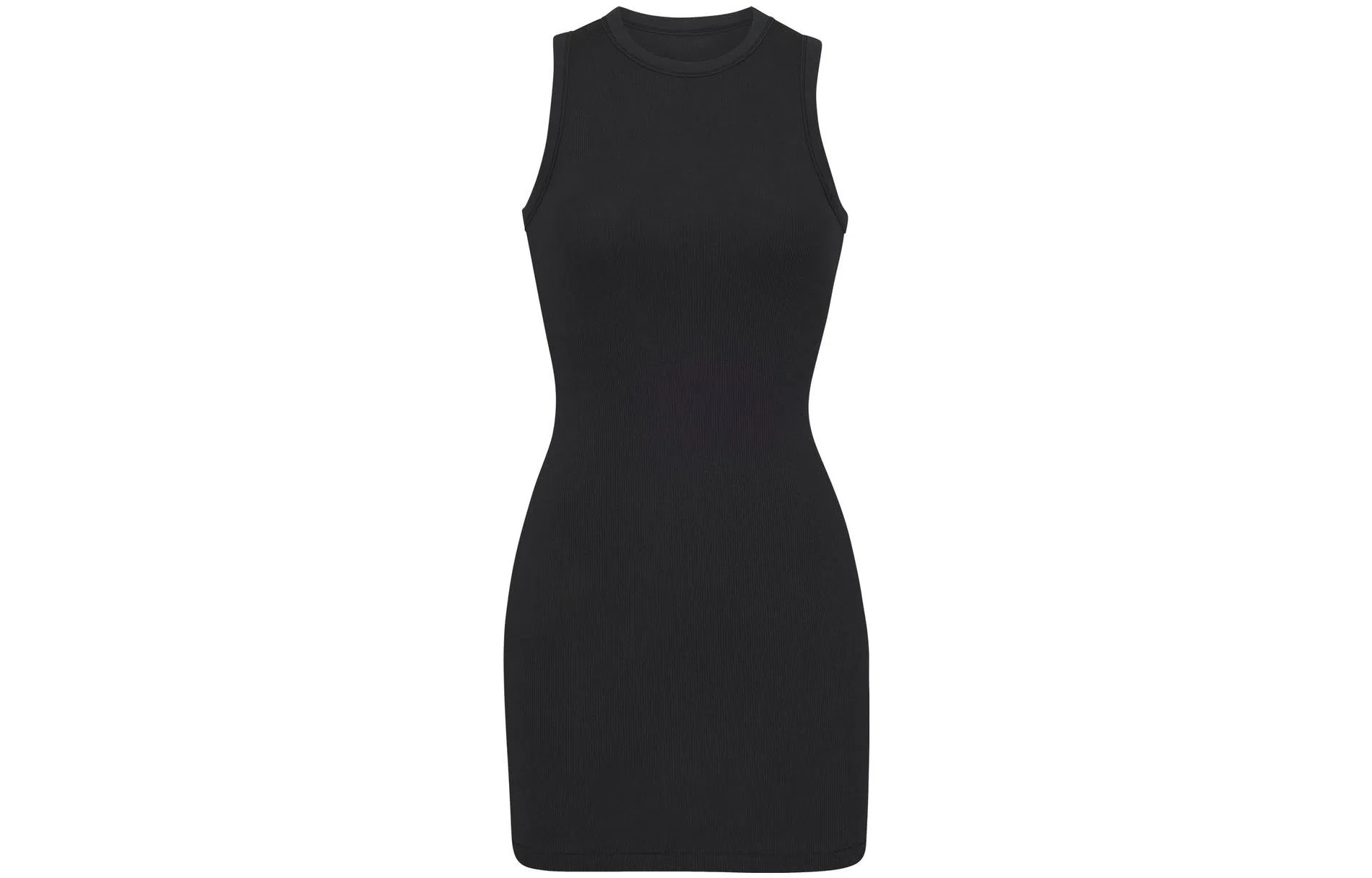 SKIMS Cotton Rib Tank Dress Soot