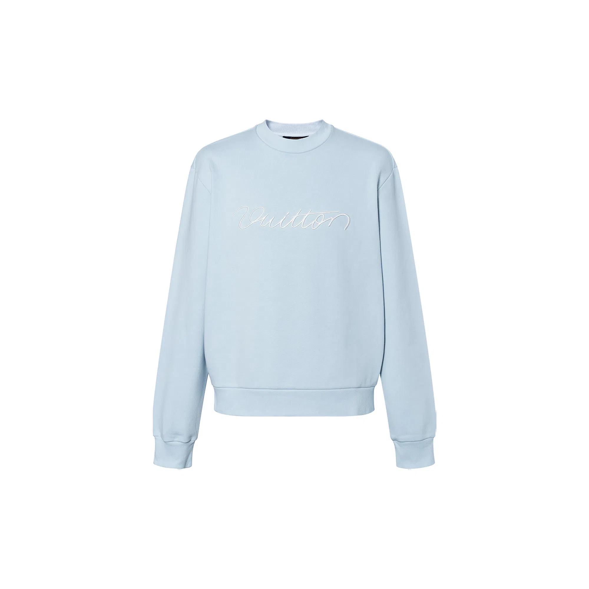 Louis Vuitton SS25 Capsule Crewneck Sweatshirt Light Blue