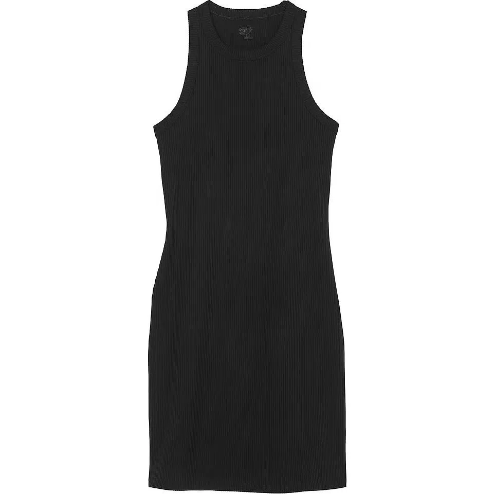 Victoria's Secret PINK CONTOUR RIBBED MINI DRESSBlack