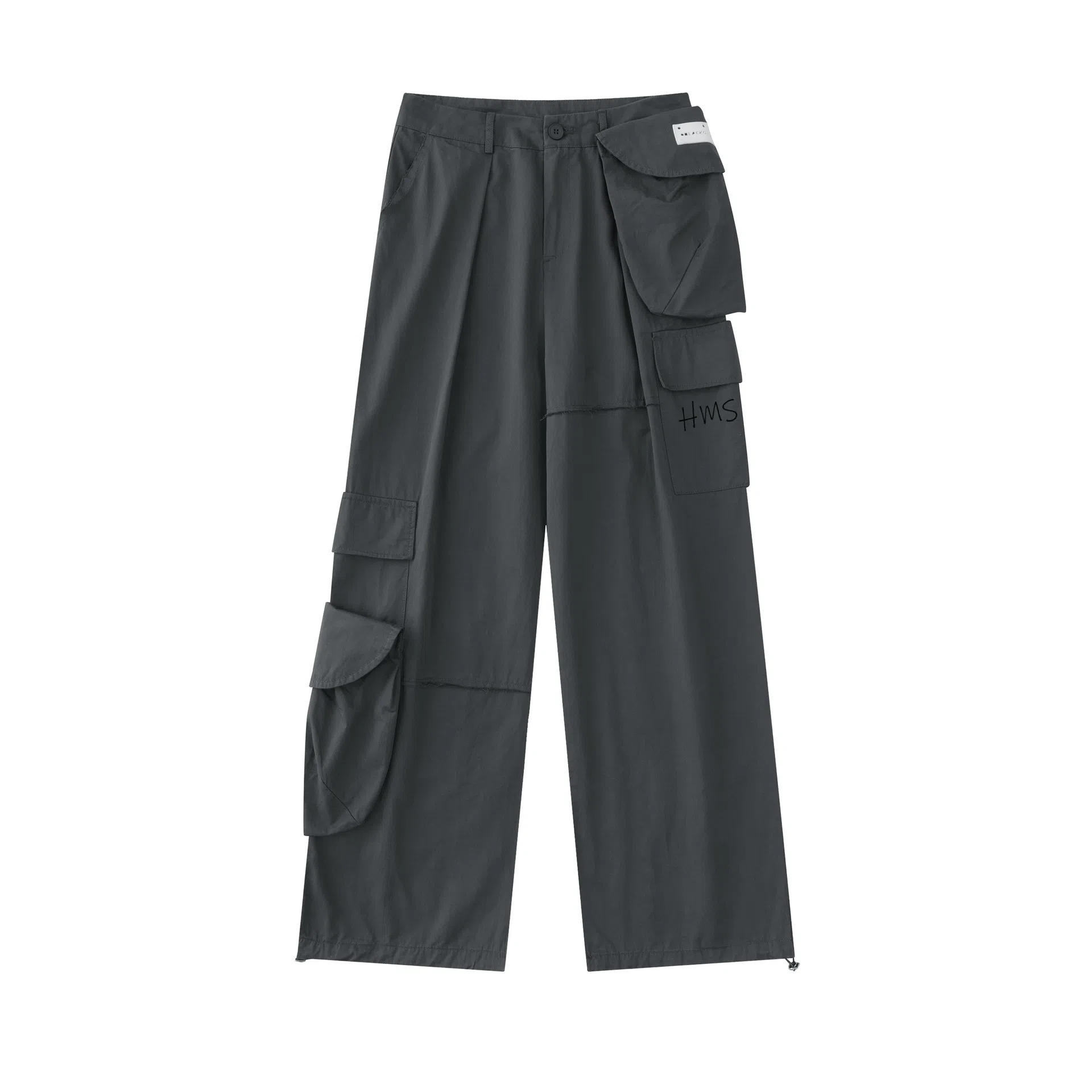 花蔓色 极简风宽松辣妹多巴胺纯色直筒长裤工装裤 男女同款