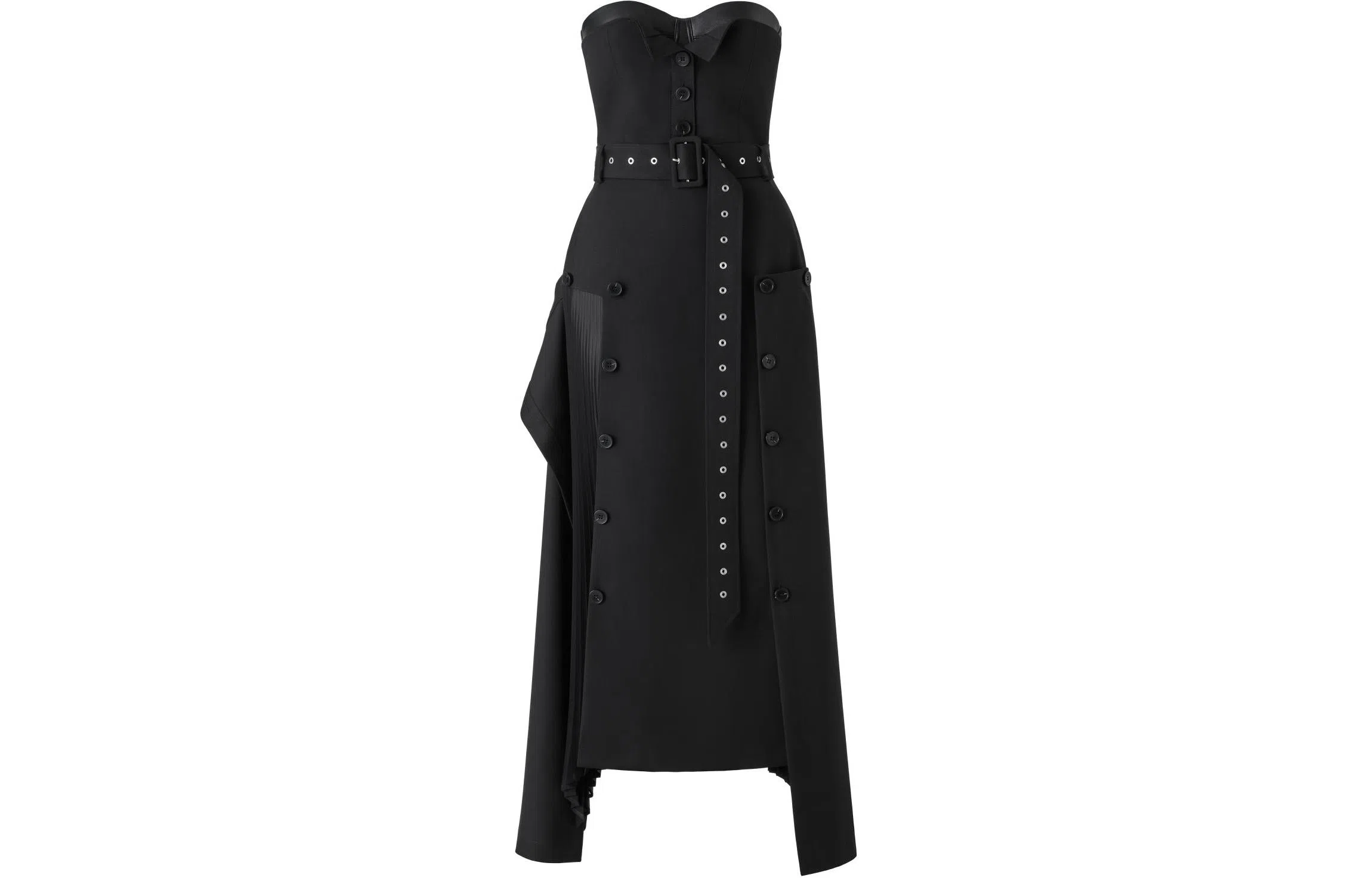 H&M x ROKH SS24 Black Dress