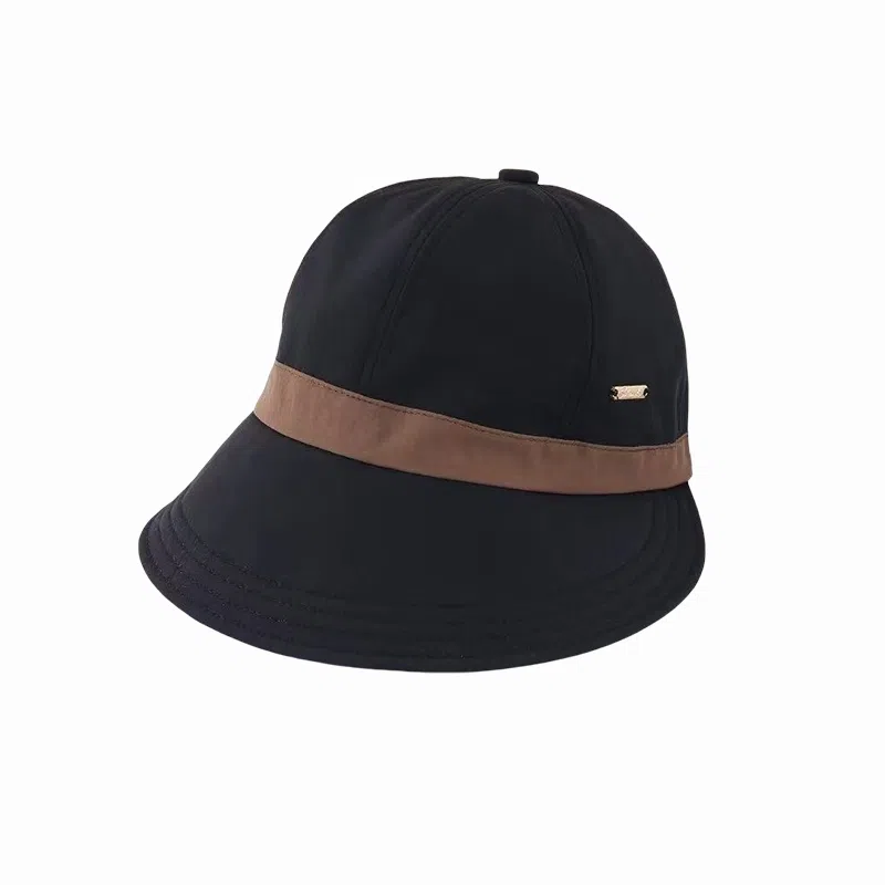 北极绒 潮流拼色遮阳防晒透气可挂口罩可折叠显脸小户外出游必备 聚酯纤维 鸭舌帽 男女同款情侣款