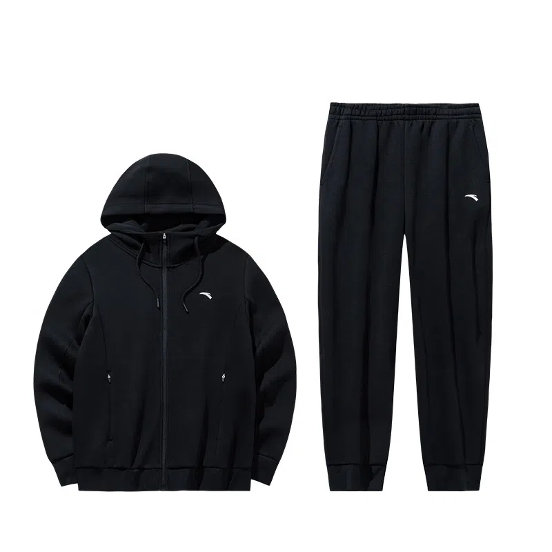 Anta Training Series Hoodie Set Black