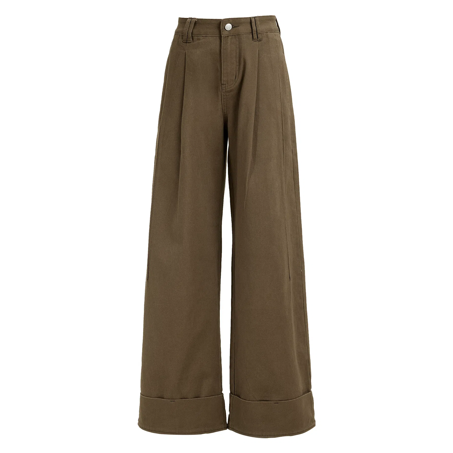 玫丝朵 宽松阔腿百搭韩系高腰牛仔裤 女款