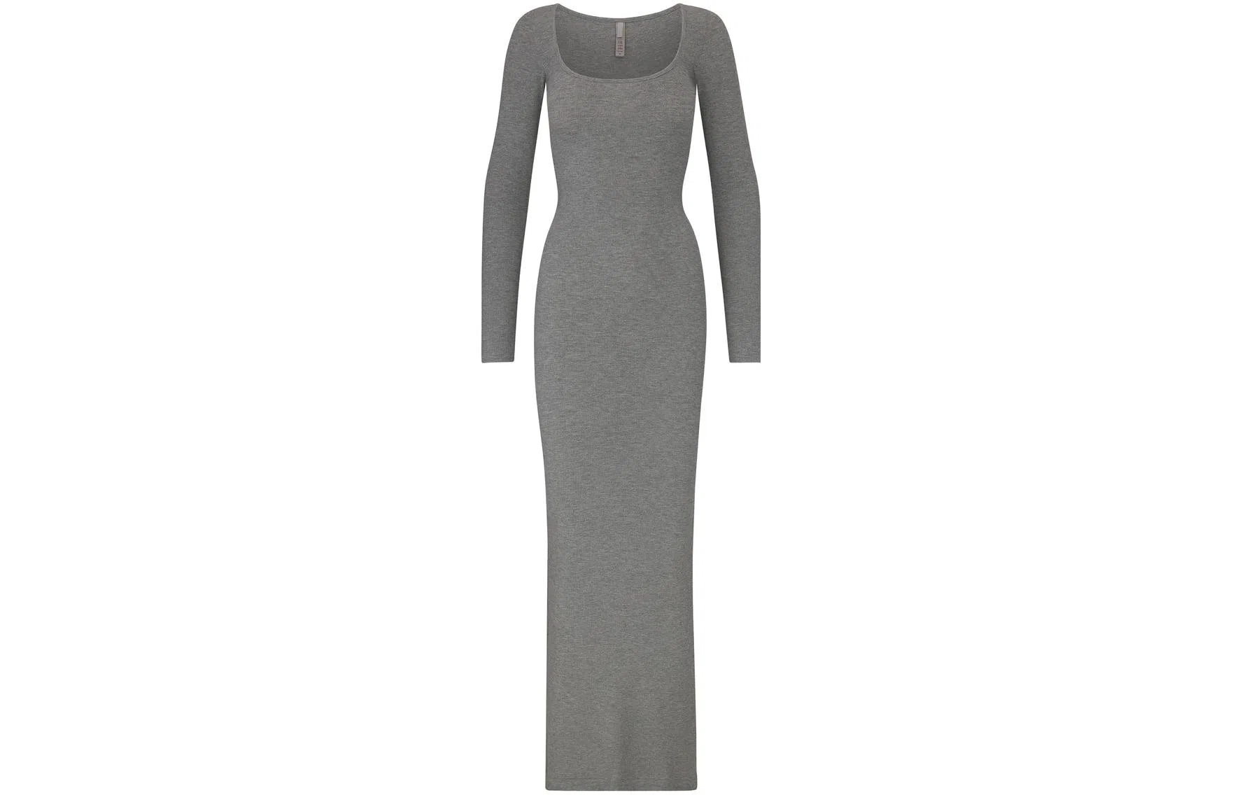 SKIMS Soft Lounge Long Sleeve Dress Heather Grey