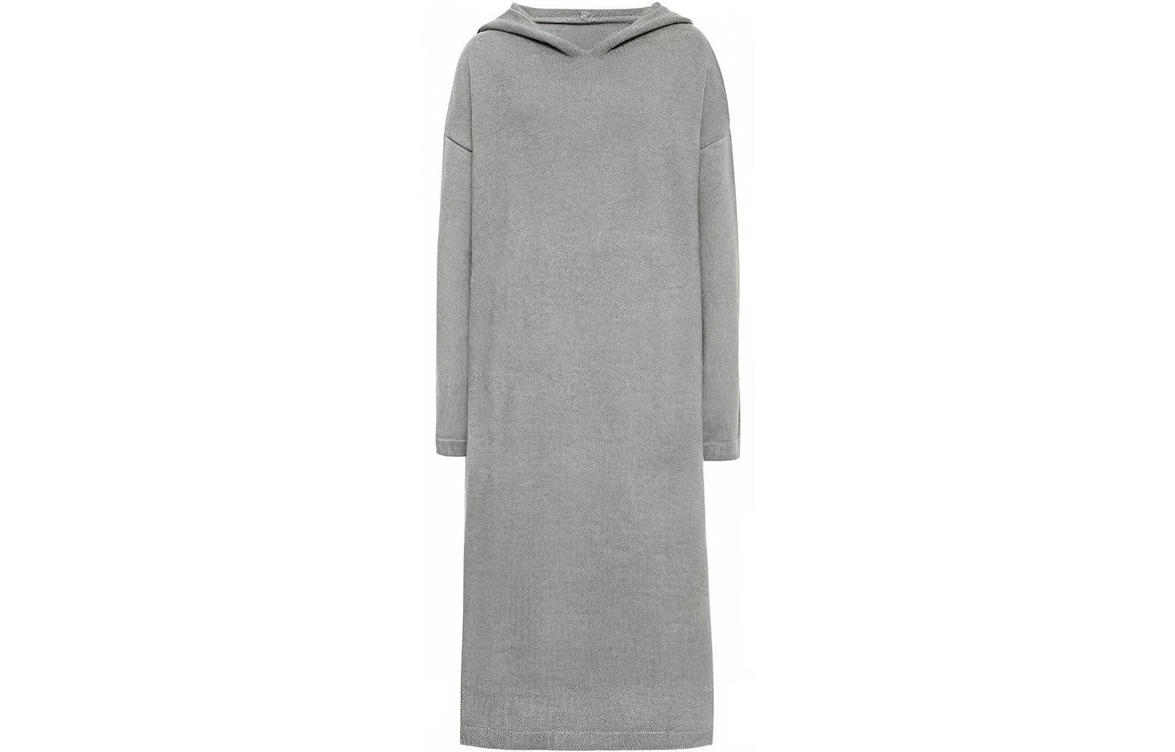 美洋 纯色连帽长袖连衣裙