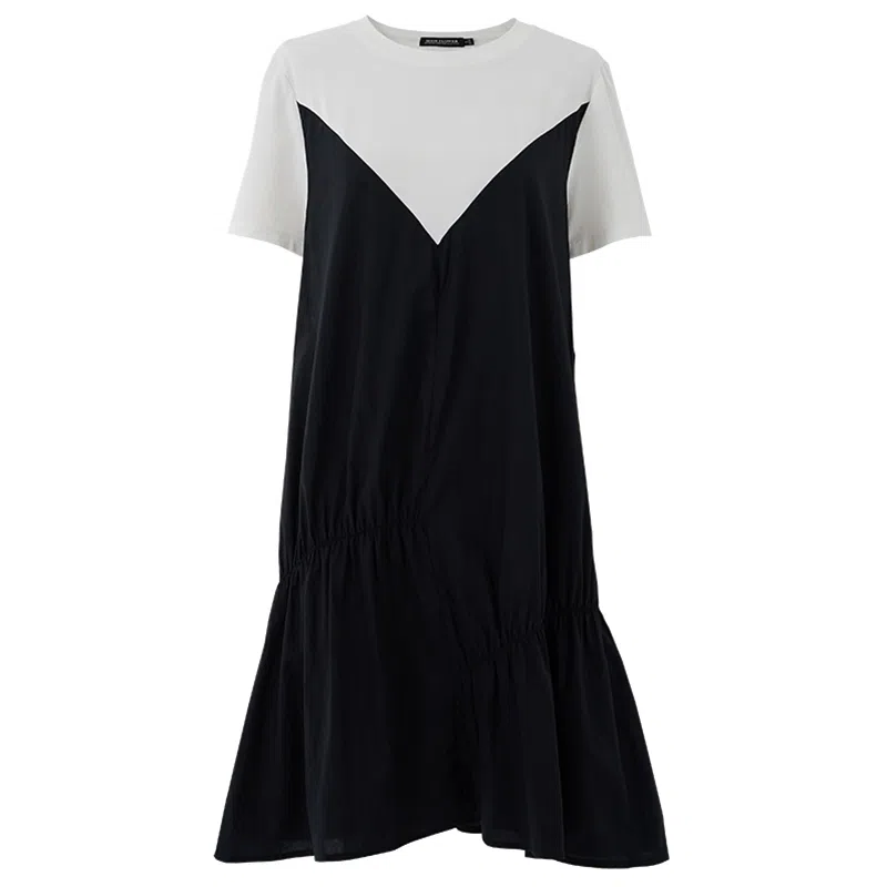 SOON FLOWER Asymmetric Dress