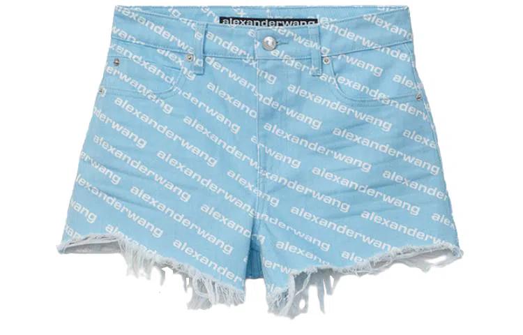 alexander wang SS22 Bite Shorts Blue