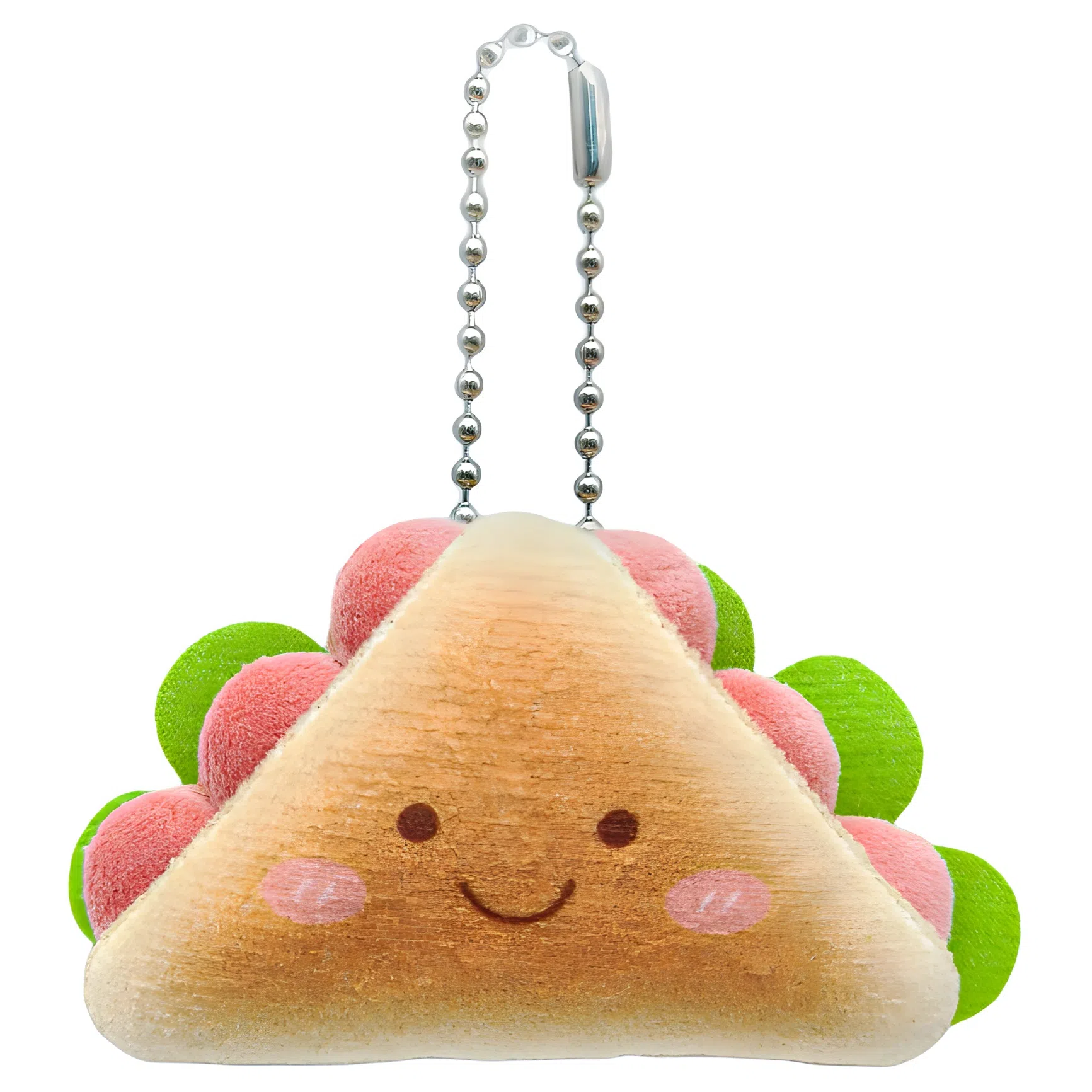 简应舒 萌趣物语随身三文治可爱车链包创意 布艺 挂件 男女同款情侣款