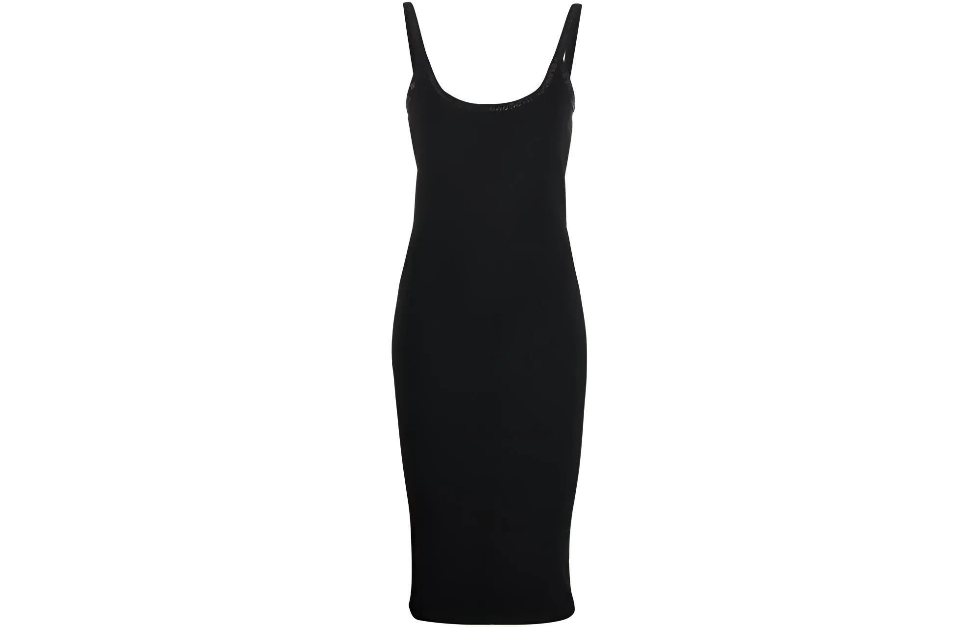 Alexander Wang Knit Midi Dress Black