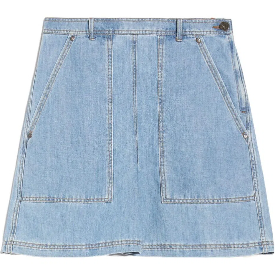 WEEKEND MaxMara Elica Cotton And Linen Denim Jeans