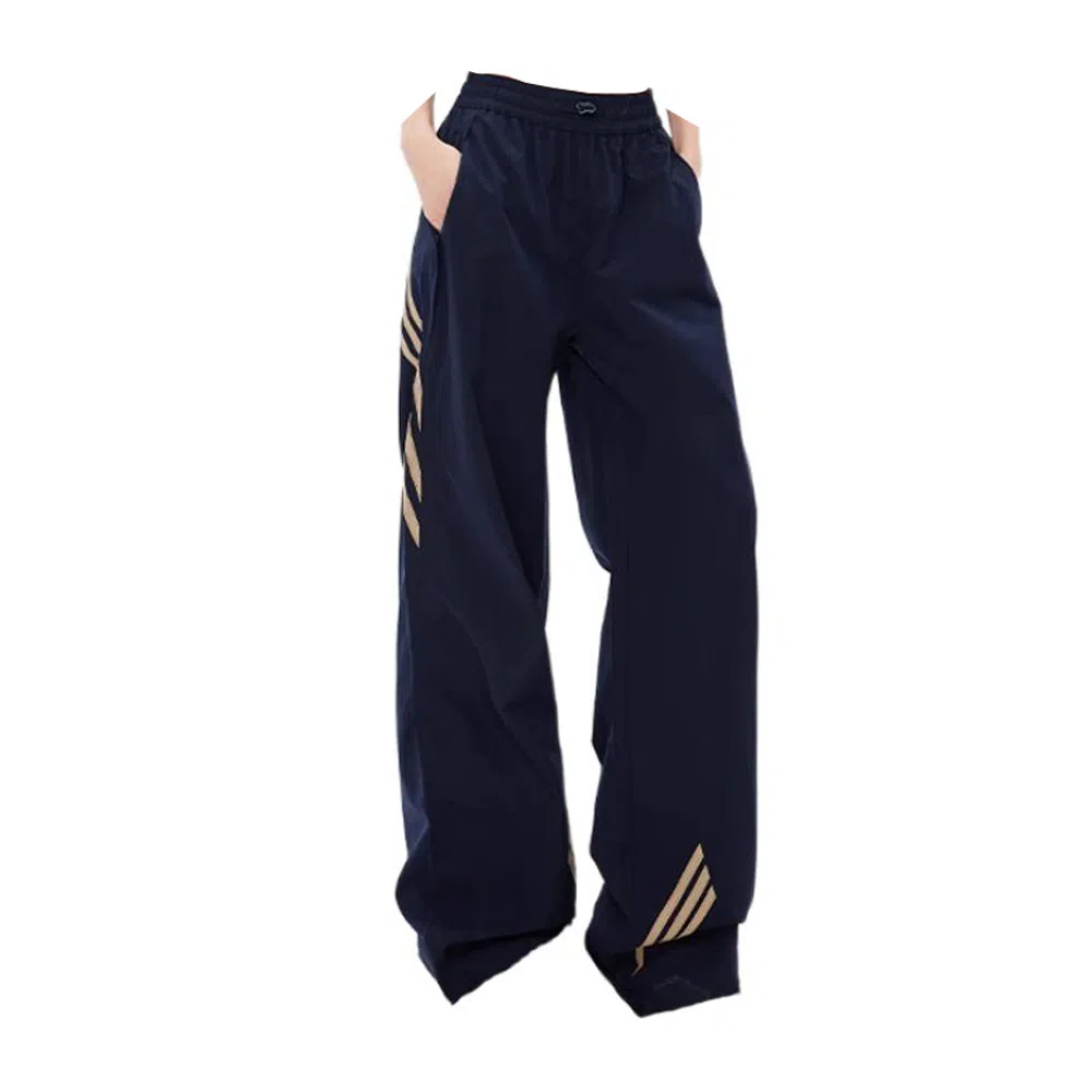 么宁 高腰宽松长裤工装裤 女款