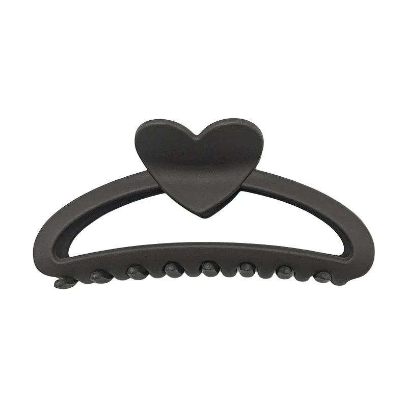 简应舒 百搭爱心缕空 亚克力 发夹 男女同款情侣款