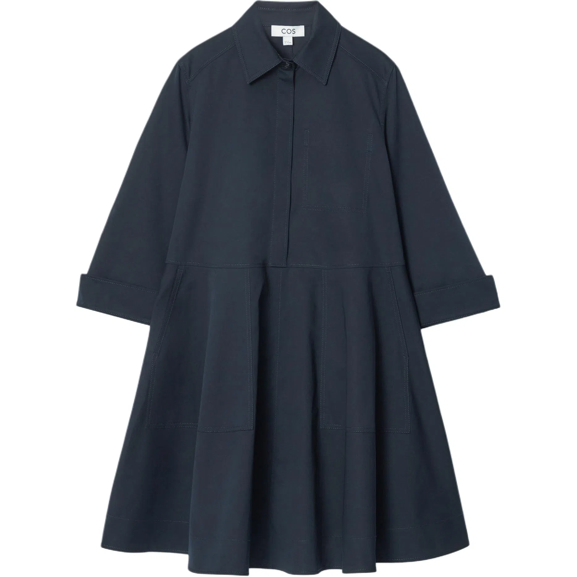 COS A-Line Navy Dress
