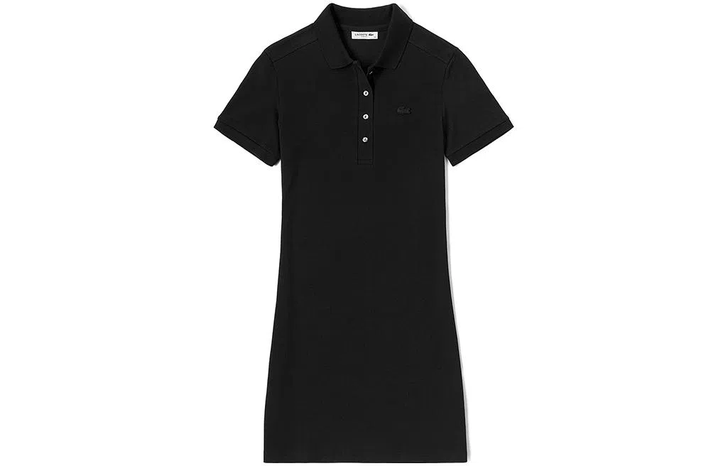 Lacoste Polo Dress Black