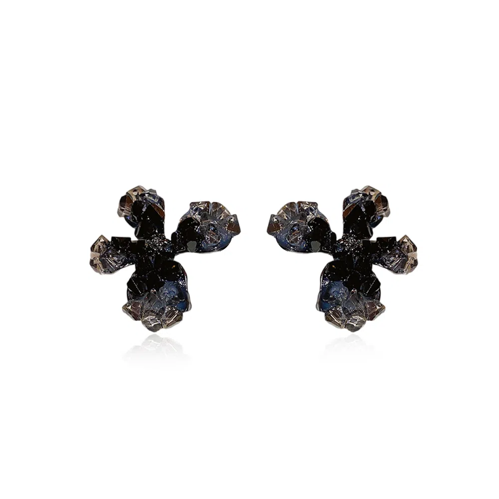 希遇 星云碎石 出游必备 精致百搭 穿搭 高级时尚 日常通勤百搭小众设计 #好运 清晰飘逸优雅 合金 耳环 女款