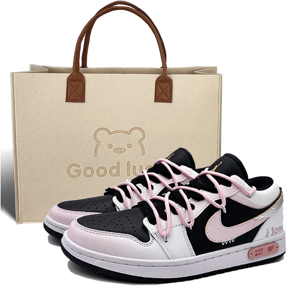 Jordan Air Jordan 1 Low Black White Pink