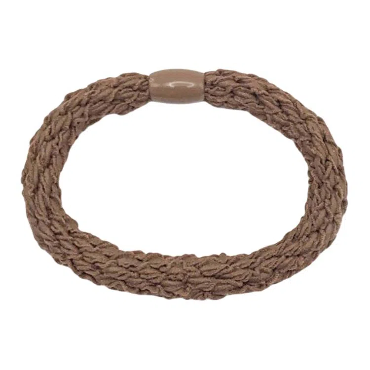 简应舒 耐用串珠花样编织 棉麻 发圈 男女同款情侣款