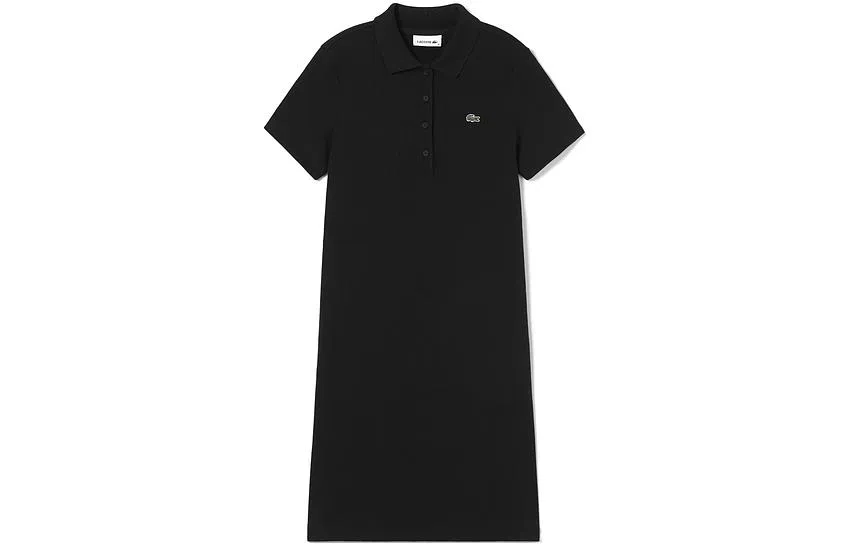 Lacoste Polo Dress Black