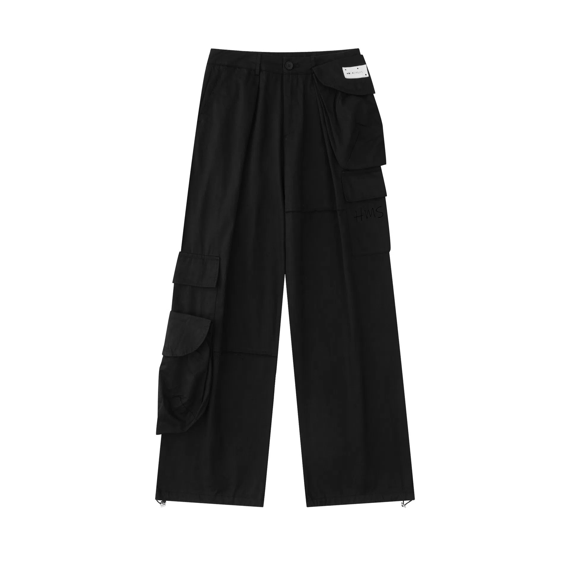 花蔓色 极简风宽松辣妹多巴胺纯色直筒长裤工装裤 男女同款