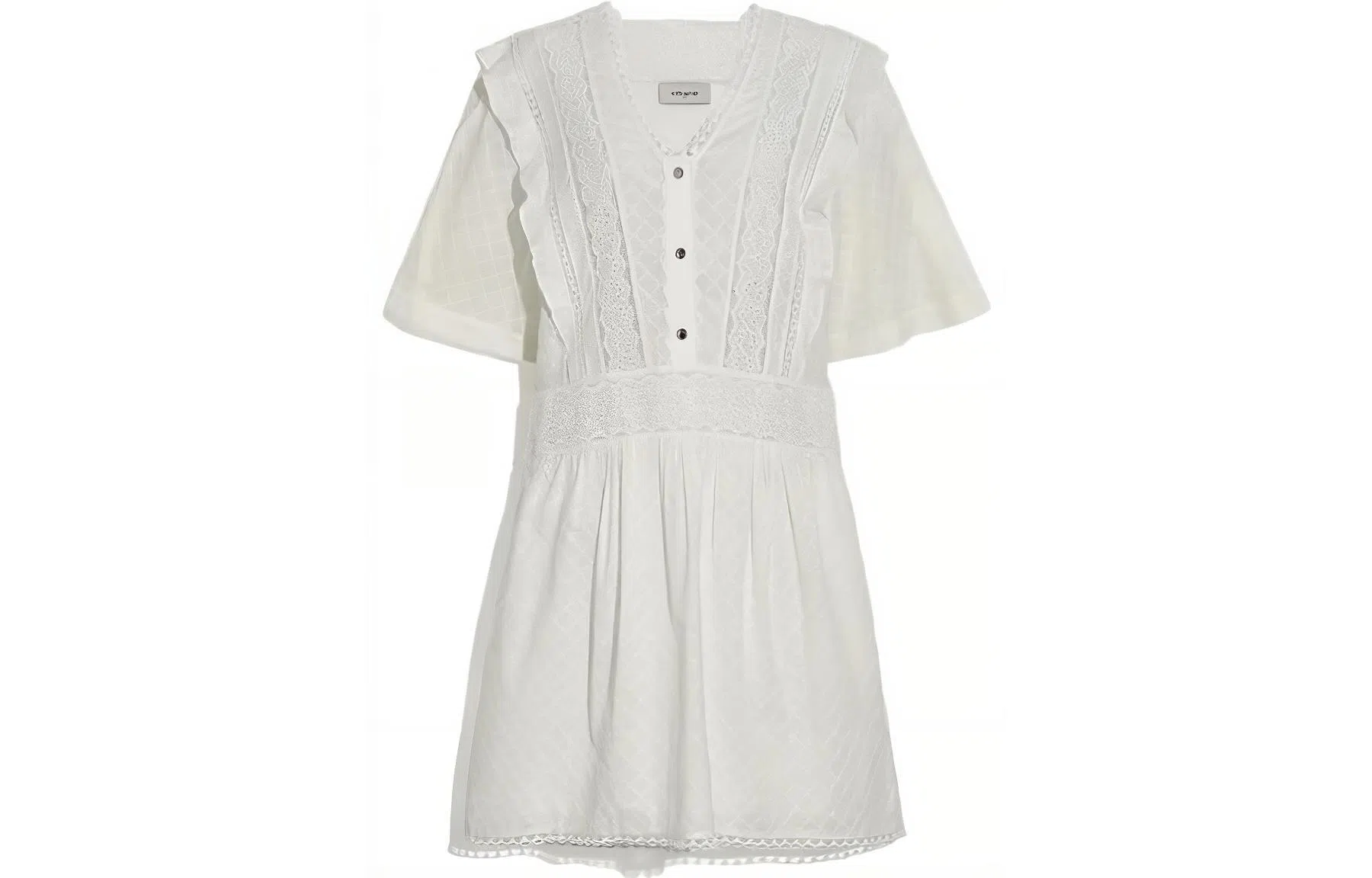 COACH V-Neck Button Dress