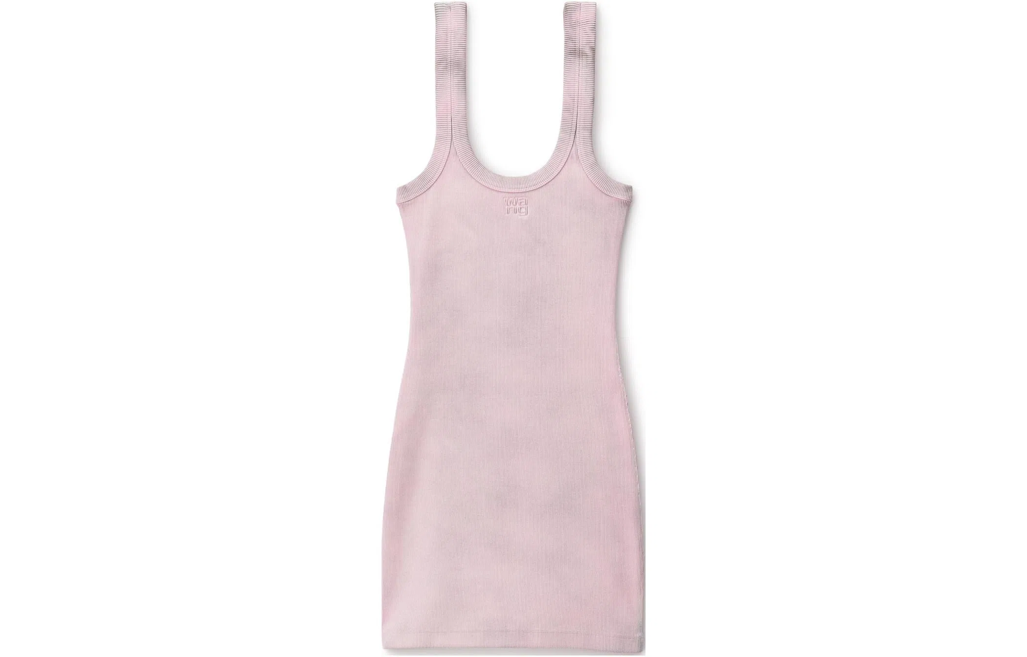 Alexander Wang Spoon Neck Mini Dress Pink