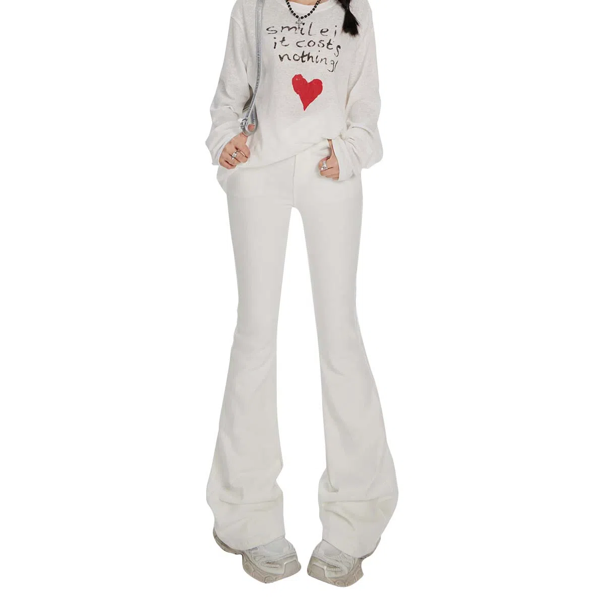 FOREVER 21 High Waist Flared Jeans