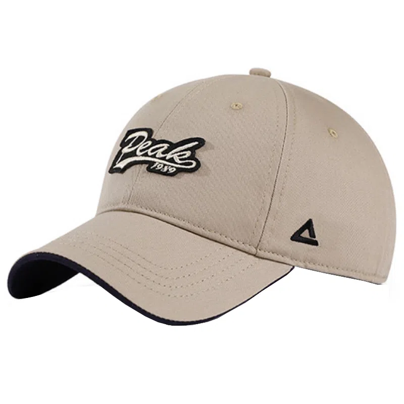 匹克 运动休闲帽时尚百搭舒适透气户外出行可调节大帽檐遮阳 棉 鸭舌帽 男女同款情侣款